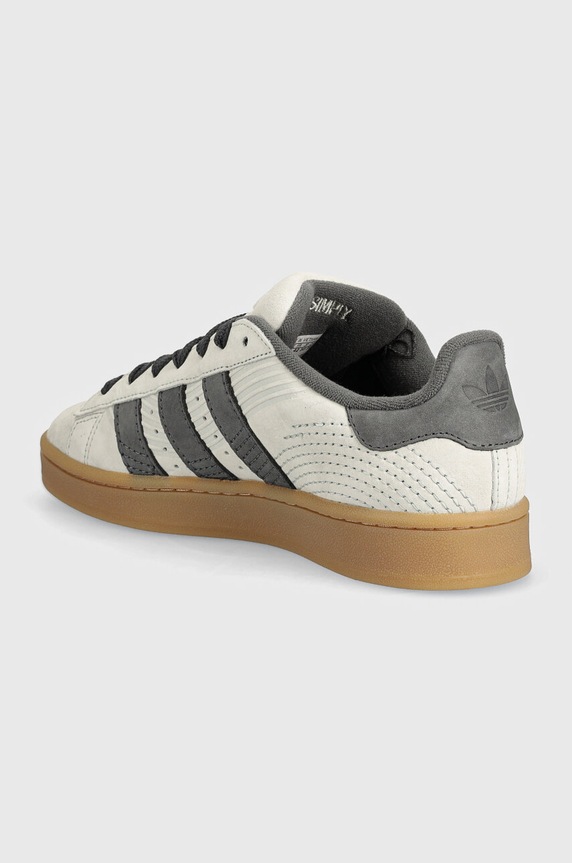 Boty Nubukové tenisky adidas Originals Campus 00s IF4336 bílá