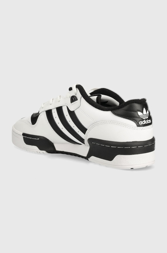 Încălțăminte adidas Originals sneakers din piele Rivalry Low IG1474 alb