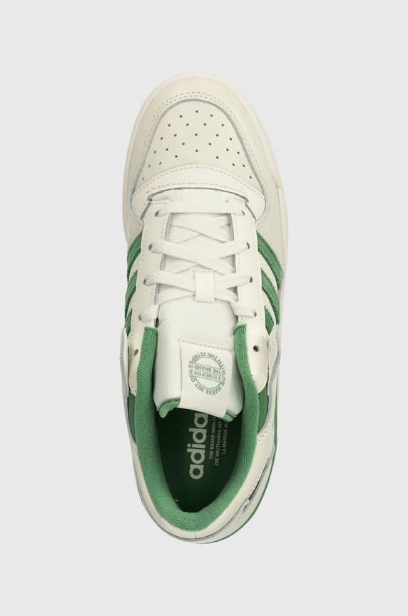 Кожени маратонки adidas Originals Forum Low CL бял IG3778