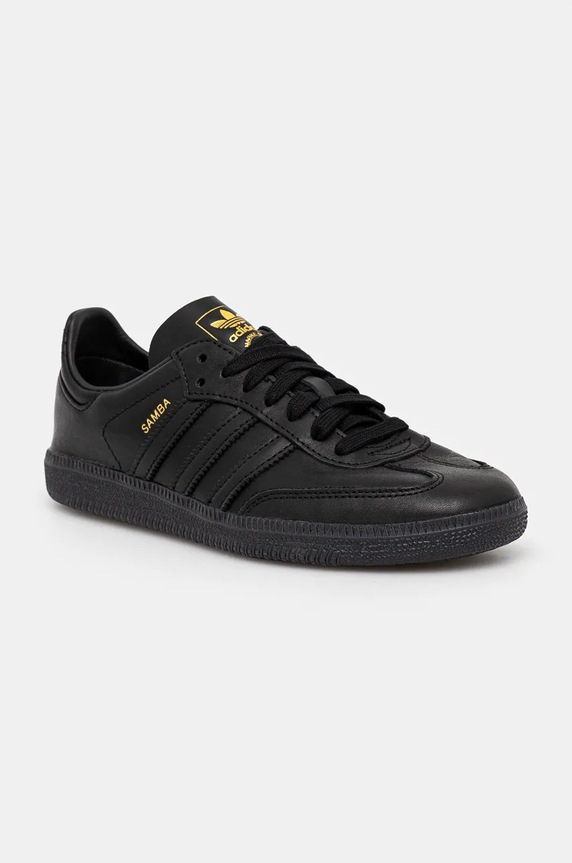 Kožené tenisky adidas Originals Samba Decon nízky čierna IG6172