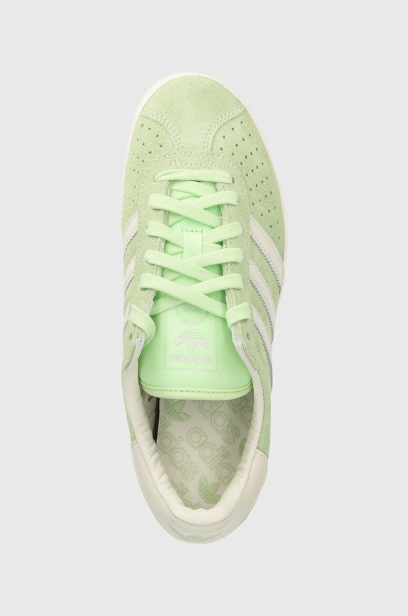 Велурени маратонки adidas Originals Gazelle 85 зелен IG6222