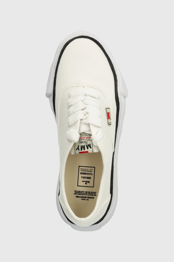 Maison MIHARA YASUHIRO plimsolls Baker white A02FW704
