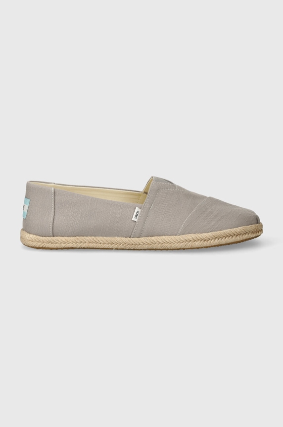 Toms espadrilles Alpargata Rope 10019895 szürke SS25