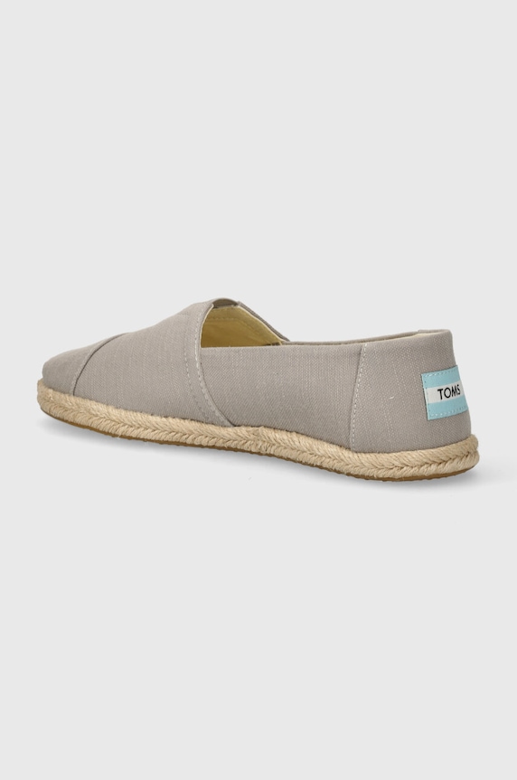 Cipők Toms espadrilles Alpargata Rope 10019895 szürke