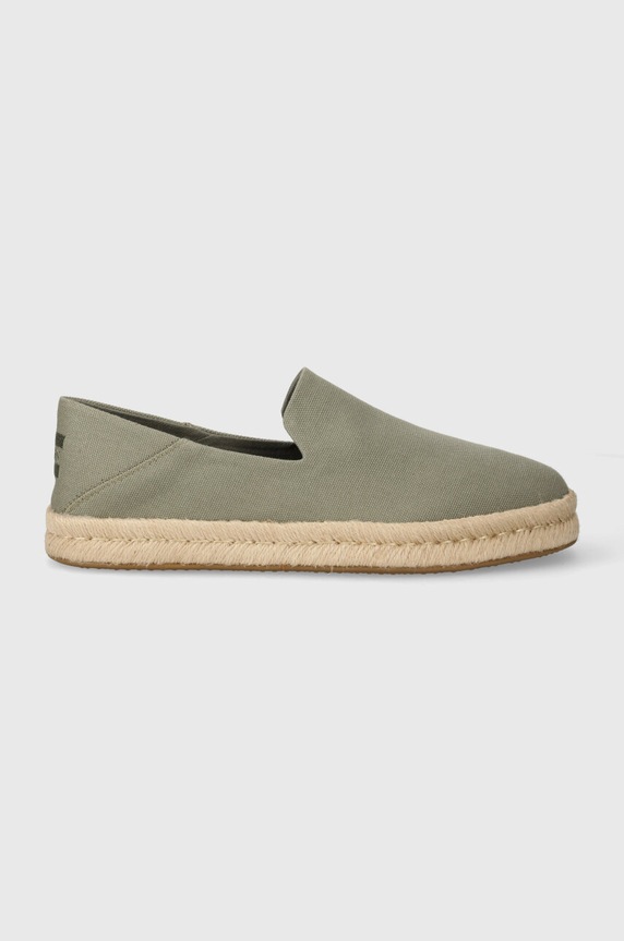 Espadrile Toms Santiago 10020071 zelena SS25