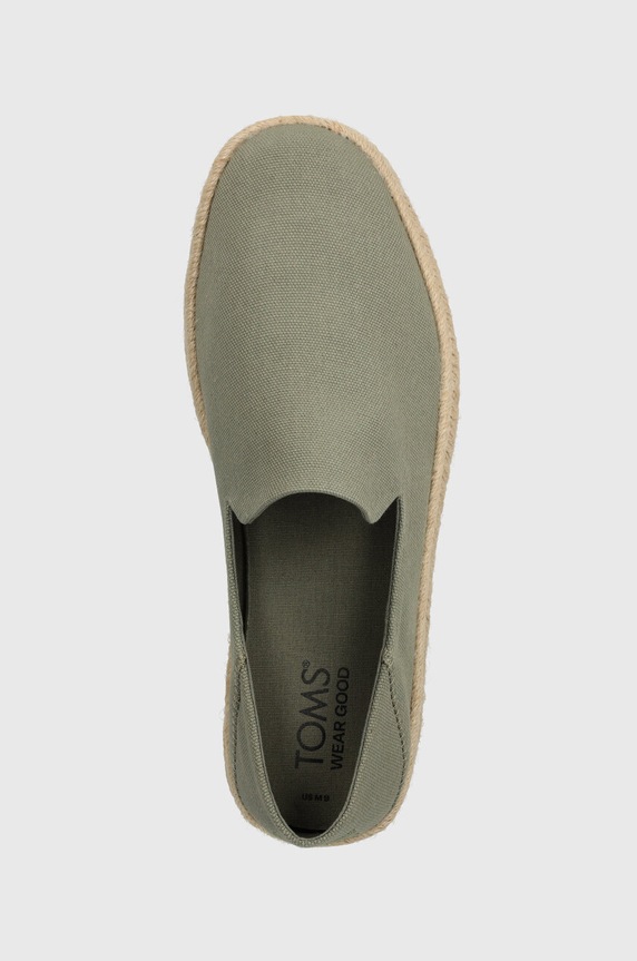 Espadrile Toms Santiago zelena 10020071