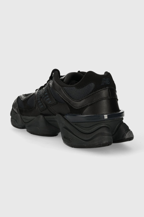 Scarpe New Balance 9060 Triple Black Leather U9060NRI nero