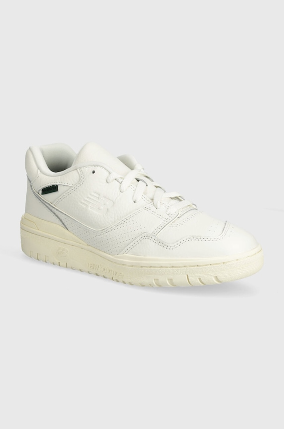 New Balance sneakers din piele mic de statură alb BB550PWT