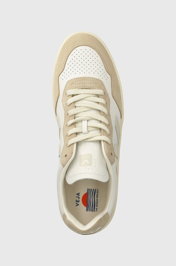 Veja leather sneakers V-90 beige VD2003654B