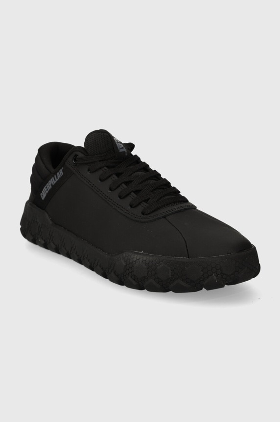 Δερμάτινα sneakers CAT Footwear HEX + P111417 μαύρο SS24