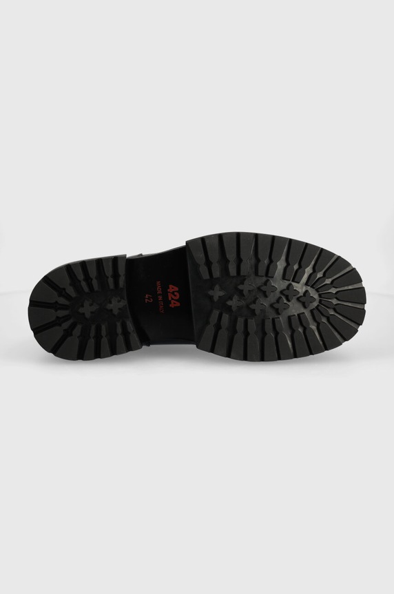 424 scarpe in pelle Derby FF4SMQ50BP.PE002.999 nero