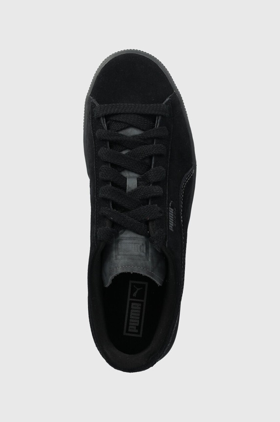 Semišové tenisky Puma Suede Lux čierna 395736