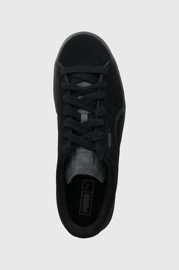 Semišové tenisky Puma Suede Lux čierna 395736