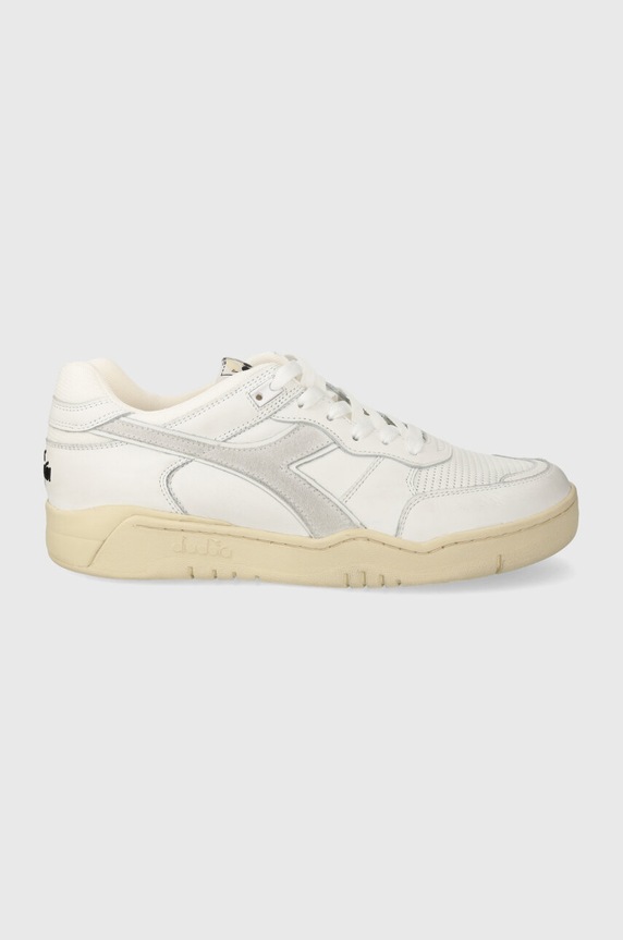 Diadora sneakers in pelle B.560 Used pelle fiore beige 201.180117.20006