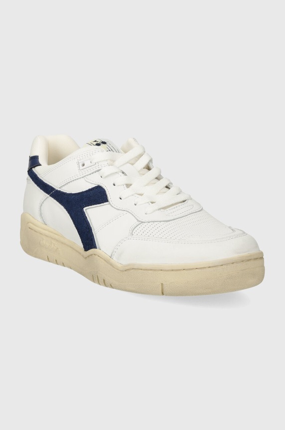 Kožené tenisky Diadora B.560 Used 201.180117.C1494 bílá SS24