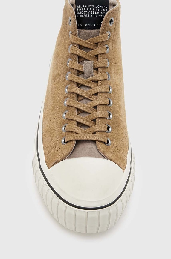 Cipők AllSaints bőr sneaker Lewis MF708X bézs