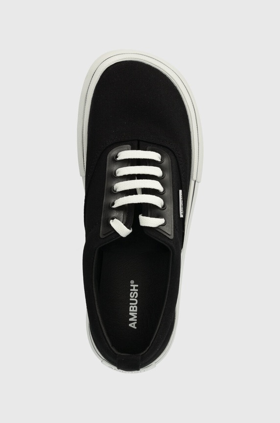 AMBUSH tenisówki Vulcanized Lace Up Canvas czarny BMIA012S24FAB0011001