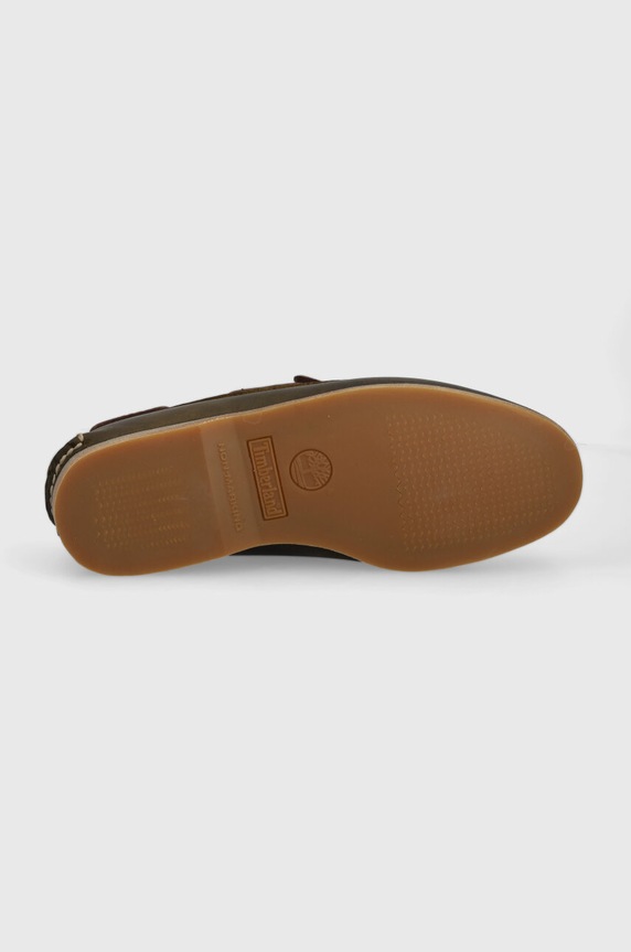 Timberland półbuty skórzane Classic Boat TB0A4187ET41 zielony