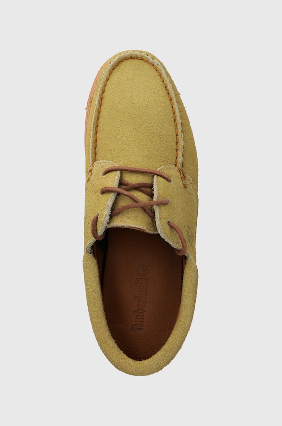 Semišové poltopánky Timberland 3 Eye Wedge Vibram béžová TB0A2A11ER31