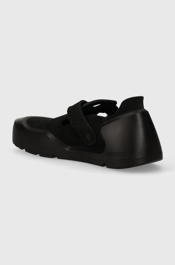 Shoes Birkenstock nubuck half-shoes Reykjavik 1027471 black