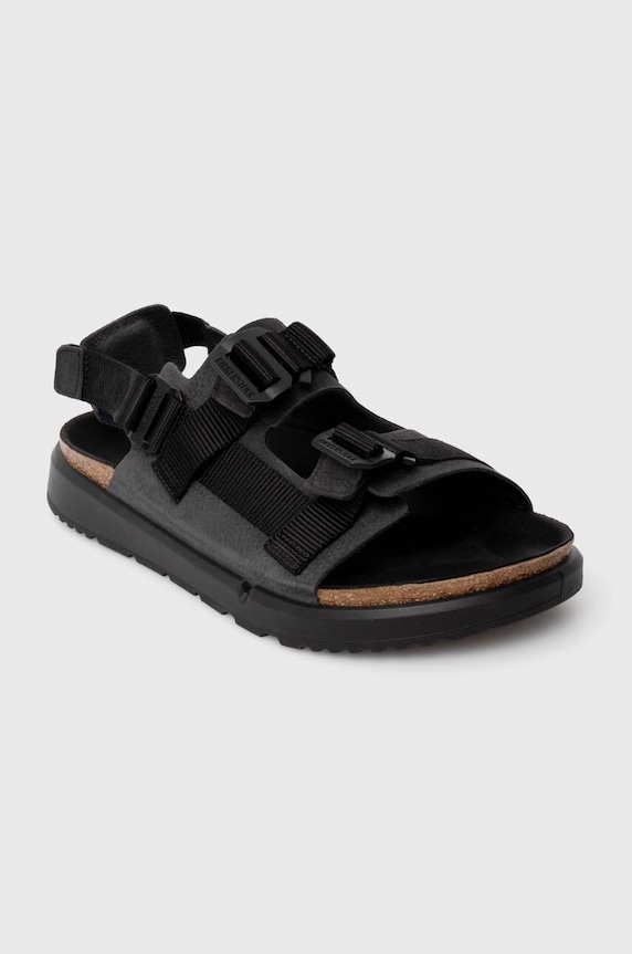 Сандали Birkenstock Shinjuku гладка кожа черен 1024599.