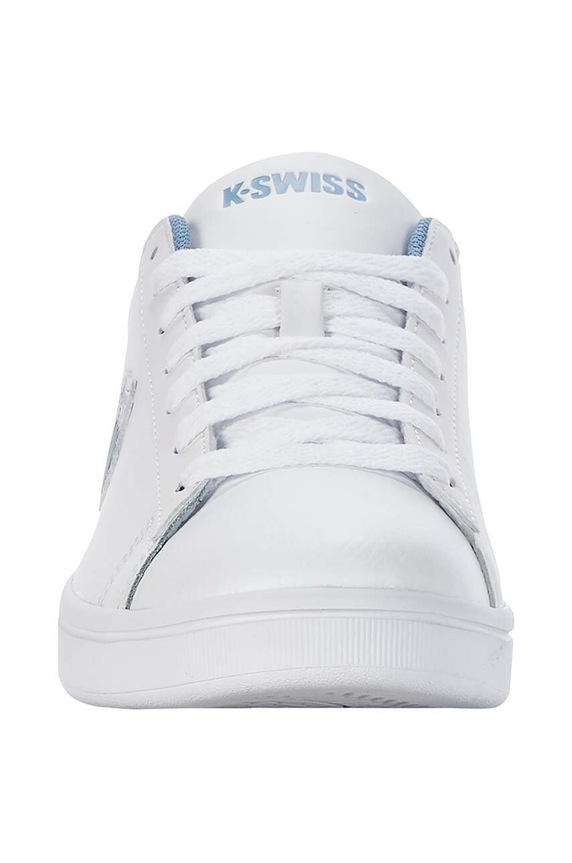 Boty Kožené sneakers boty K-Swiss COURT SHIELD 06599.943.M bílá