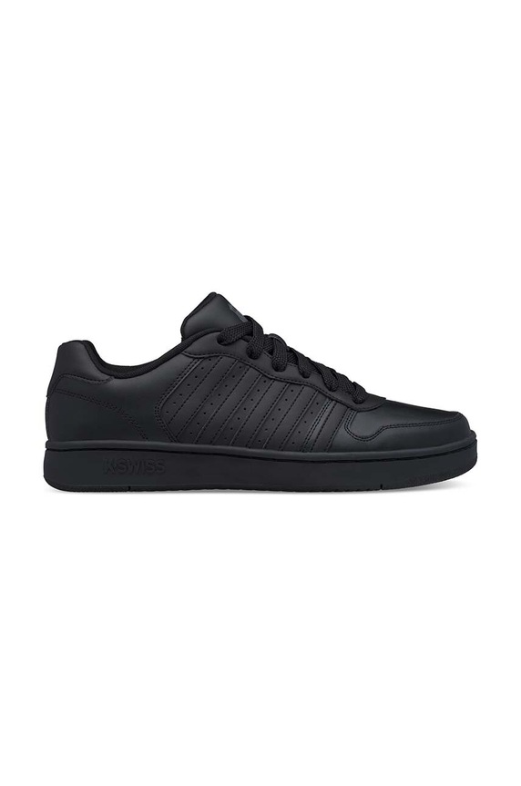 Kožené sneakers boty K-Swiss COURT PALISADES nízký černá 06931.001.M