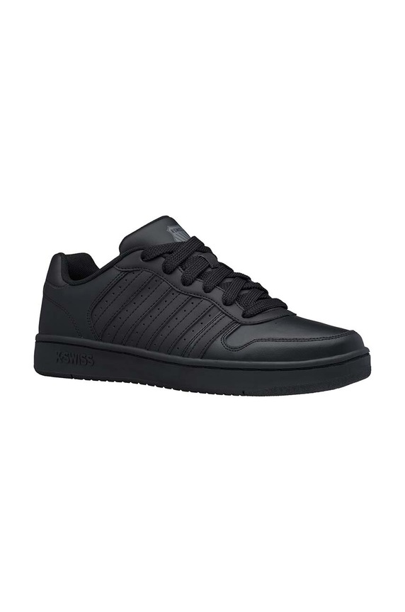 Kožené sneakers boty K-Swiss COURT PALISADES 06931.001.M černá SS25