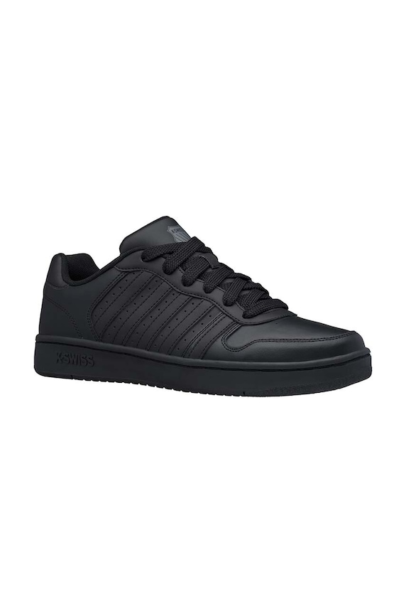 Kožené sneakers boty K-Swiss COURT PALISADES 06931.001.M černá SS25