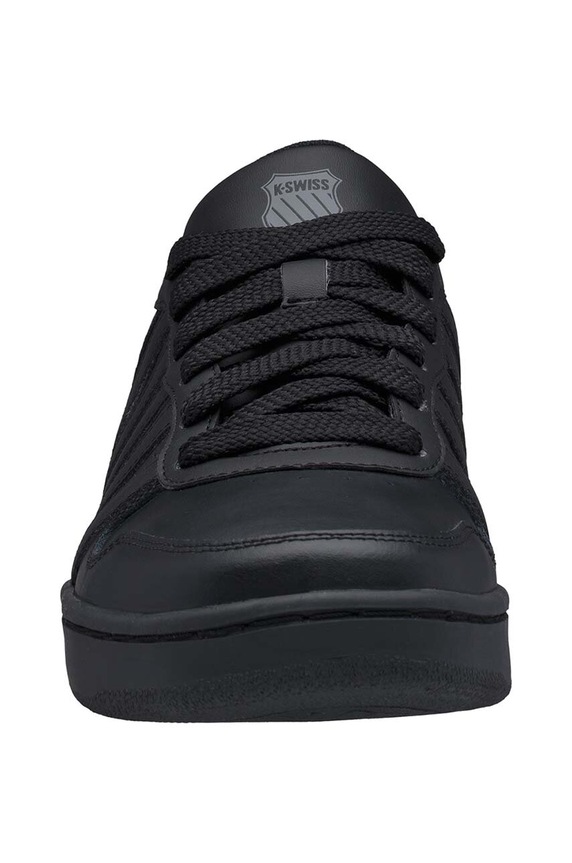 Boty Kožené sneakers boty K-Swiss COURT PALISADES 06931.001.M černá