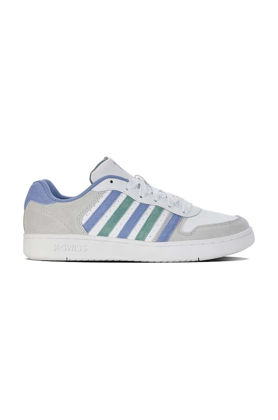 Δερμάτινα sneakers K-Swiss COURT PALISADES δέρμα σαμουά λευκό 06931.943.M