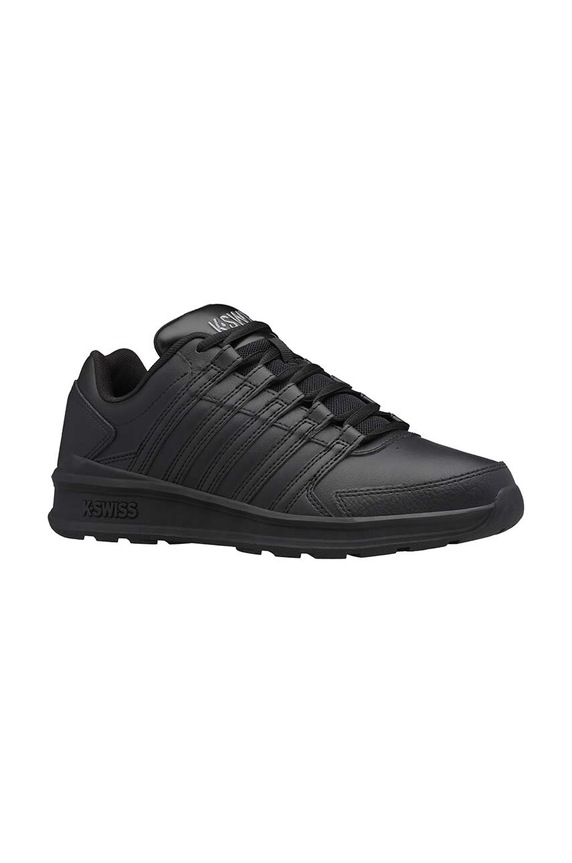K-Swiss sneakersy skórzane VISTA TRAINER 07000.001.M czarny SS24