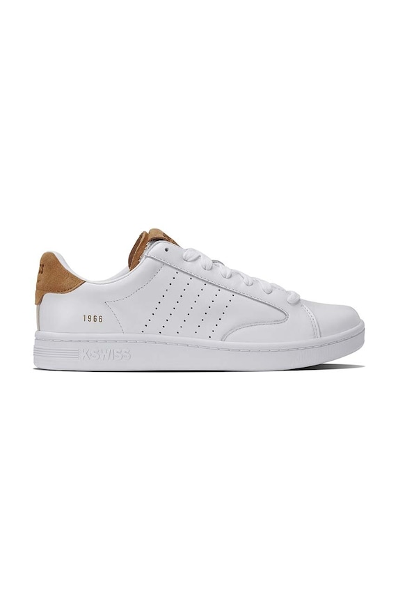 K-Swiss sneakers in pelle LOZAN KLUB LTH bassa bianco 07263.987.M