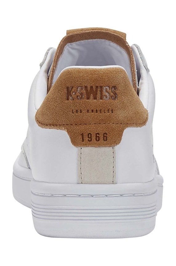 K-Swiss sneakers in pelle LOZAN KLUB LTH bianco 07263.987.M