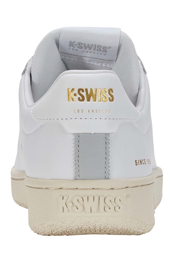 Kožené tenisky K-Swiss SLAMMKLUB CC biela 08911.135.M