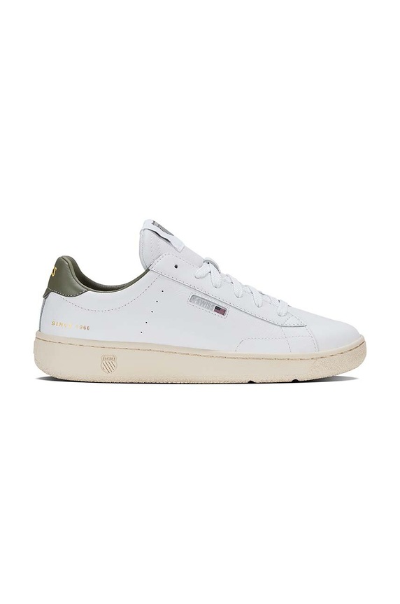 K-Swiss sneakersy skórzane SLAMMKLUB CC niska biały 08911.981.M