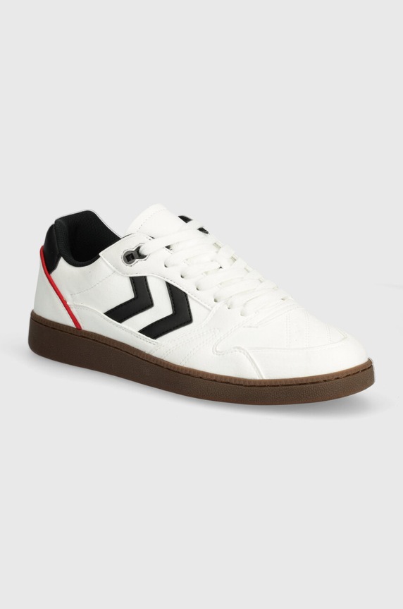 Hummel sneakersy LIGA GK RPET SUEDE imitacja skóry licowej biały 223138