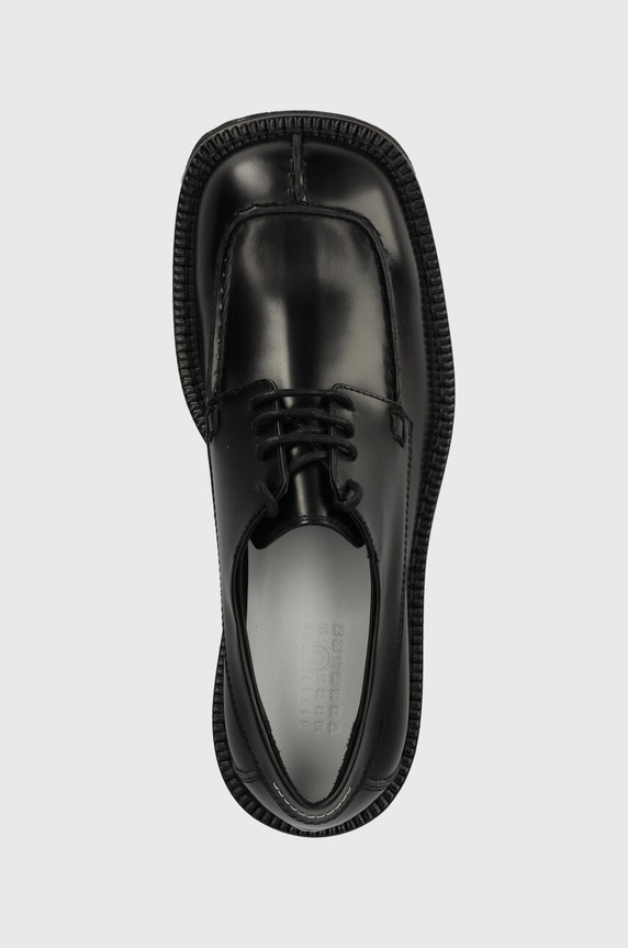 MM6 Maison Margiela półbuty skórzane czarny SH1WQ0001