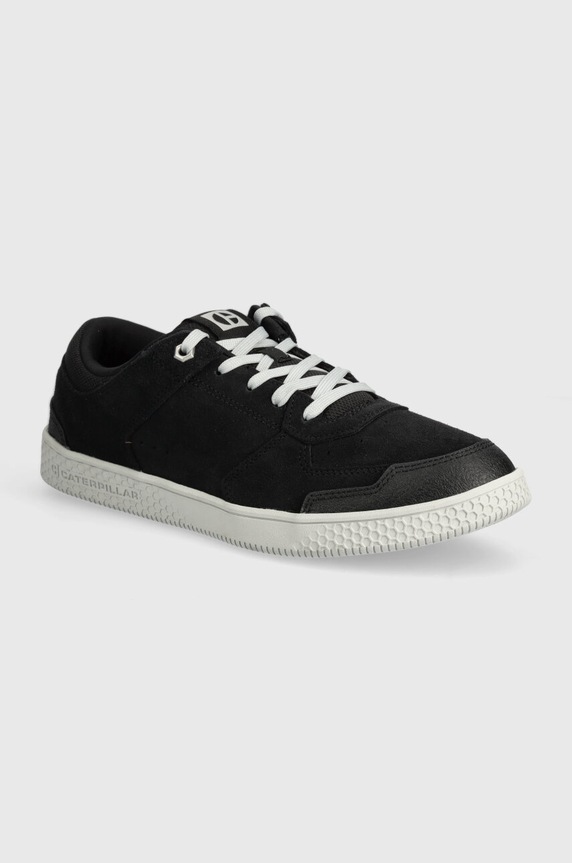 Tenisky CAT Footwear PAUSE SPORT LOW semišová koža čierna P111219
