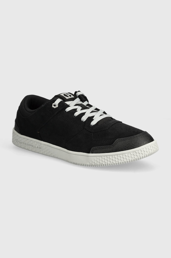 Tenisky CAT Footwear PAUSE SPORT LOW semišová koža čierna P111219