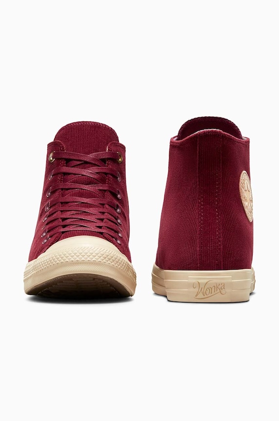 Scarpe Converse scarpe da ginnastica Converse x Wonka Chuck Taylor All Star Corduroy A08153C granata