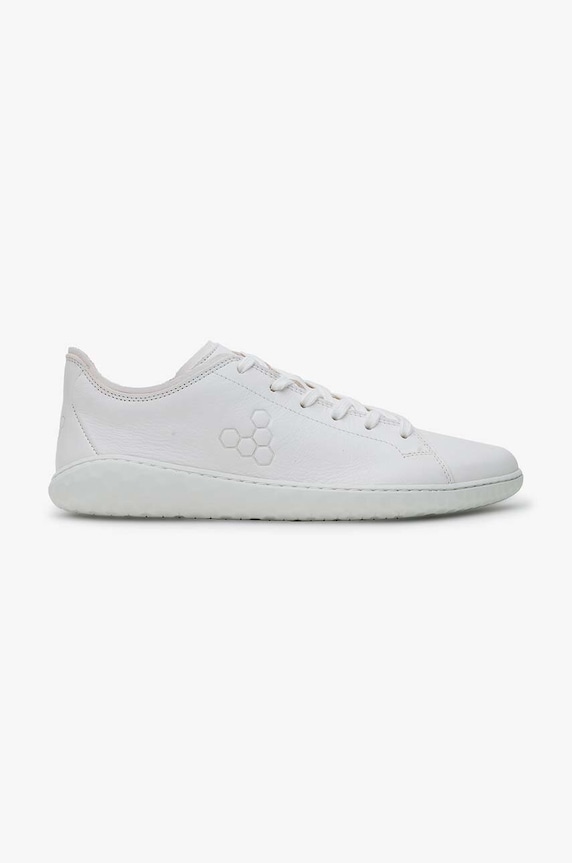 Usnjene superge Vivobarefoot GEO COURT III Nizka bela 301056