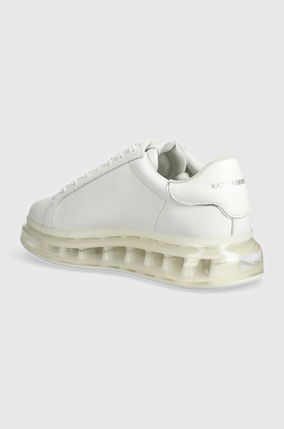 Scarpe Karl Lagerfeld sneakers in pelle KAPRI KUSHION KL52625A.11W bianco