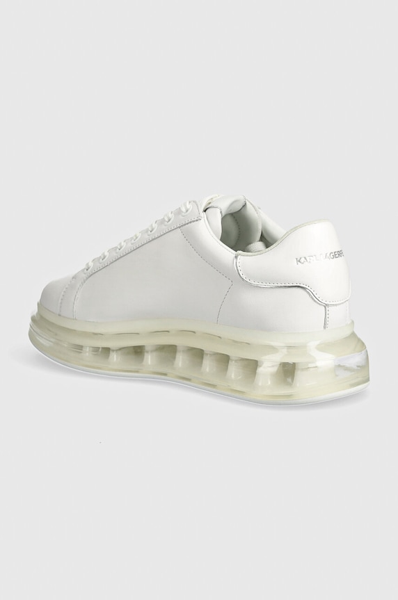 Scarpe Karl Lagerfeld sneakers in pelle KAPRI KUSHION KL52625A.11W bianco
