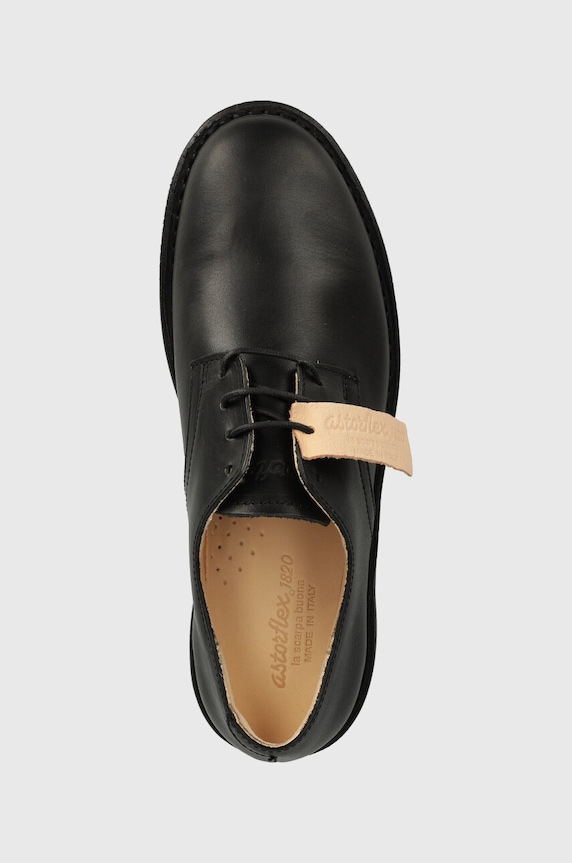 Astorflex leather shoes Redflex Rubber black REDFLEX.RUBBER.710.900