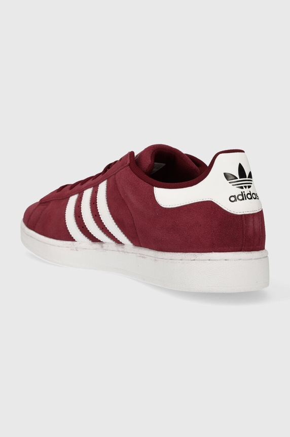 Încălțăminte adidas Originals sneakers din piele întoarsă Campus 2 ID9842 burgundia