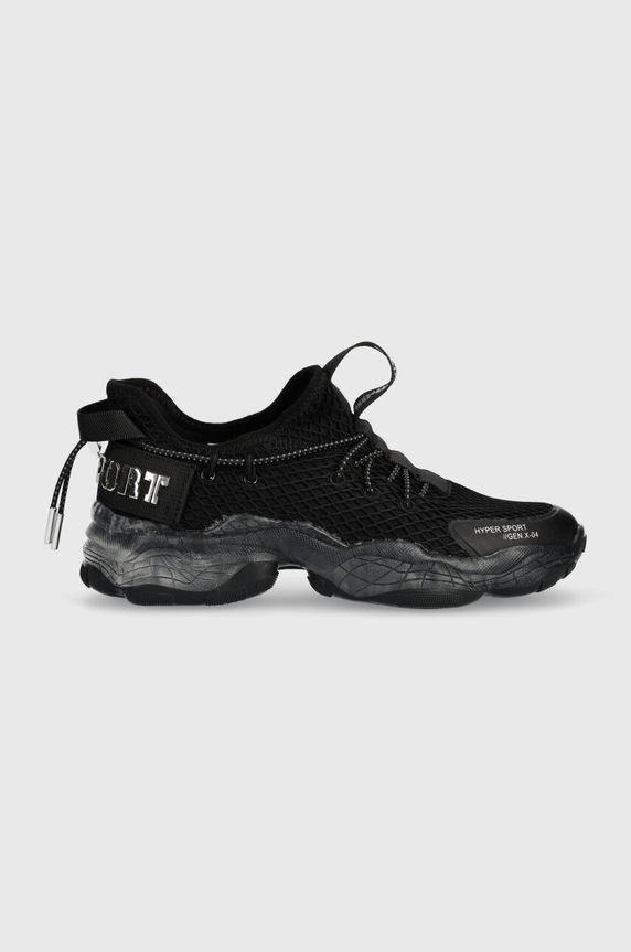 PLEIN SPORT sneakersy Hyper Sport Gen.X.04 syntetyczny czarny USC0522.STE003N.02