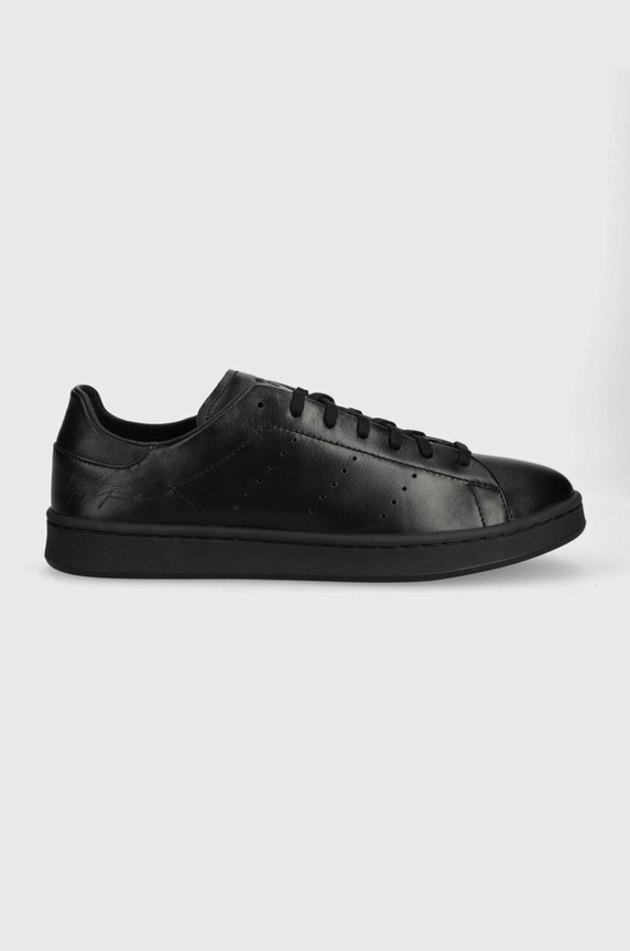 Y-3 leather sneakers Stan Smith grain leather black IG4036