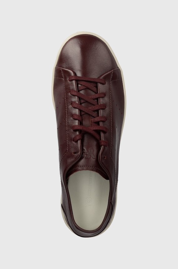 Kožne tenisice Y-3 Stan Smith bordo IG4038