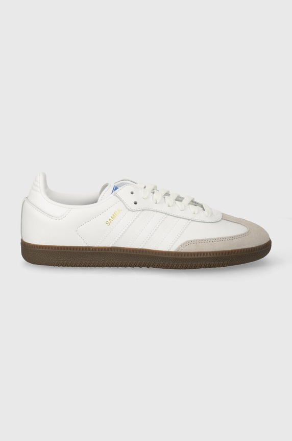 adidas Originals sneakersy Samba OG skóra zamszowa biały IE3439